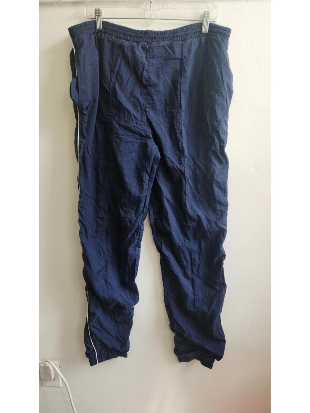 Christian Dior Blue Vintage Mens Track Pants Nylon Size M